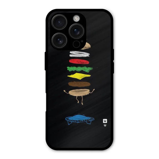 Burger Jump Shockproof Hybrid Protection (Metal + TPU) Back Case Cover CoversCart