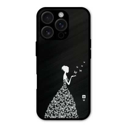 Butterfly Dress Shockproof Hybrid Protection (Metal + TPU) Back Case Cover CoversCart