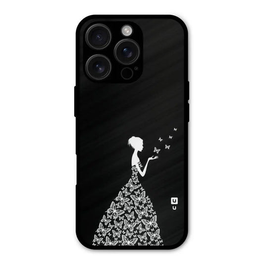 Butterfly Dress Shockproof Hybrid Protection (Metal + TPU) Back Case Cover CoversCart