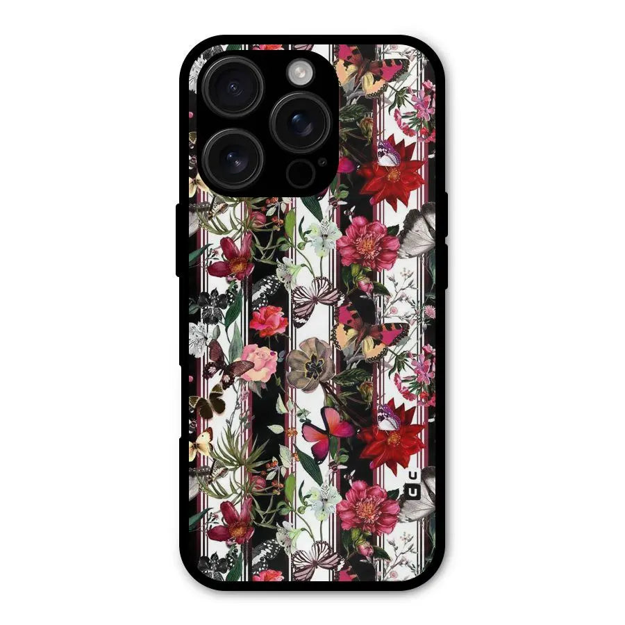 Butterfly Flowers Shockproof Hybrid Protection (Metal + TPU) Back Case Cover CoversCart