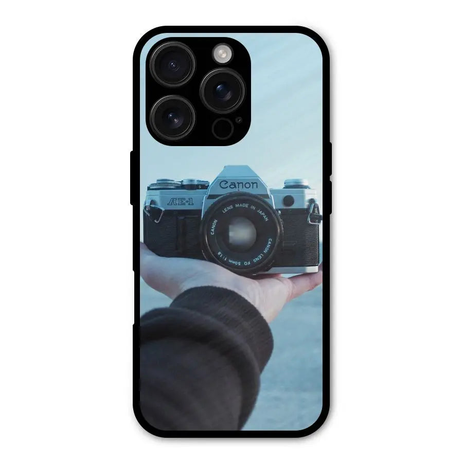 Camera in Hand Shockproof Hybrid Protection (Metal + TPU) Back Case Cover CoversCart