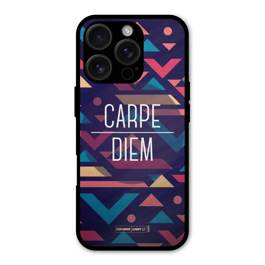 Carpe Diem Shockproof Hybrid Protection (Metal + TPU) Back Case Cover CoversCart