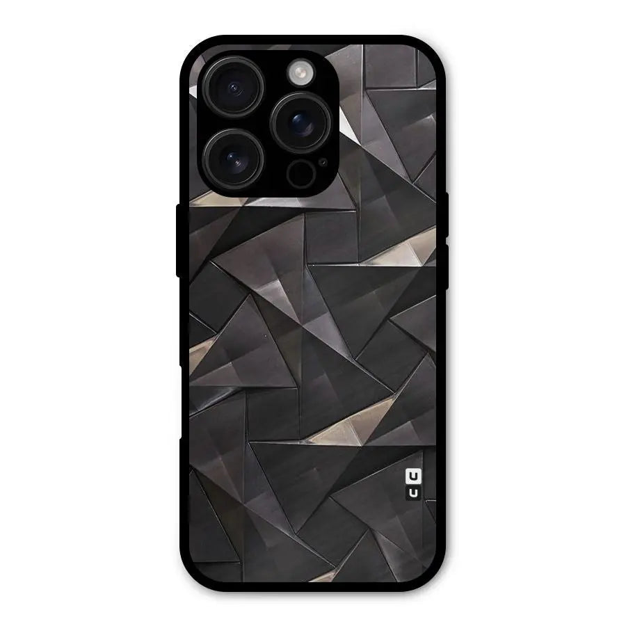 Carved Triangles Shockproof Hybrid Protection (Metal + TPU) Back Case Cover CoversCart
