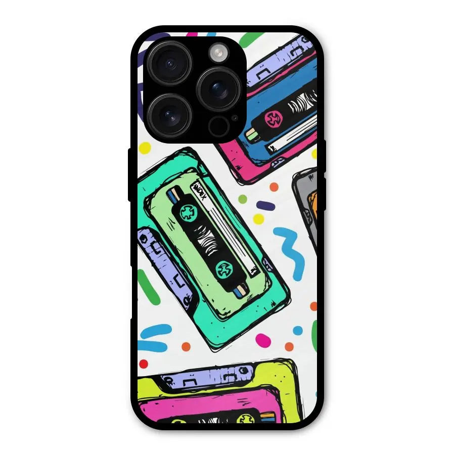 Cassette Pattern Shockproof Hybrid Protection (Metal + TPU) Back Case Cover CoversCart