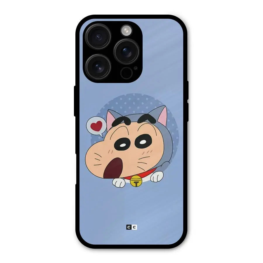 Cat Shinchan Shockproof Hybrid Protection (Metal + TPU) Back Case Cover CoversCart