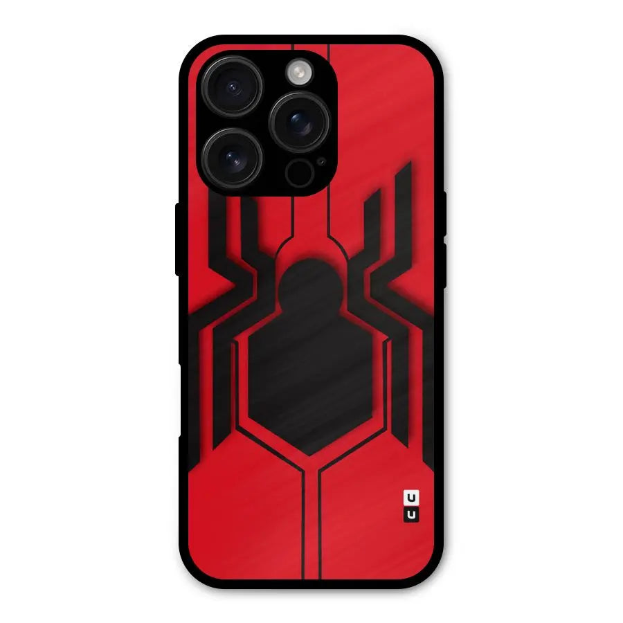 Center Spider Shockproof Hybrid Protection (Metal + TPU) Back Case Cover CoversCart