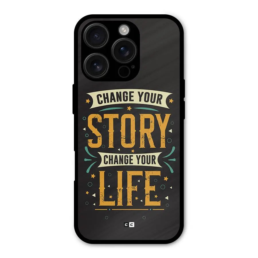 Change Your Life Shockproof Hybrid Protection (Metal + TPU) Back Case Cover CoversCart