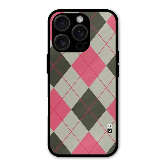 Check And Lines Shockproof Hybrid Protection (Metal + TPU) Back Case Cover CoversCart