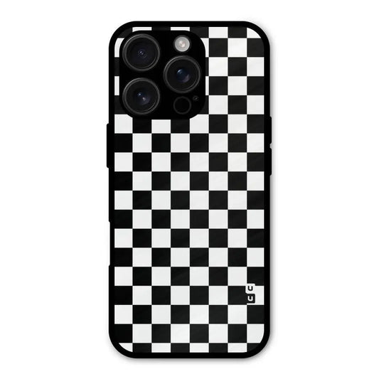 Checkerboard Shockproof Hybrid Protection (Metal + TPU) Back Case Cover CoversCart