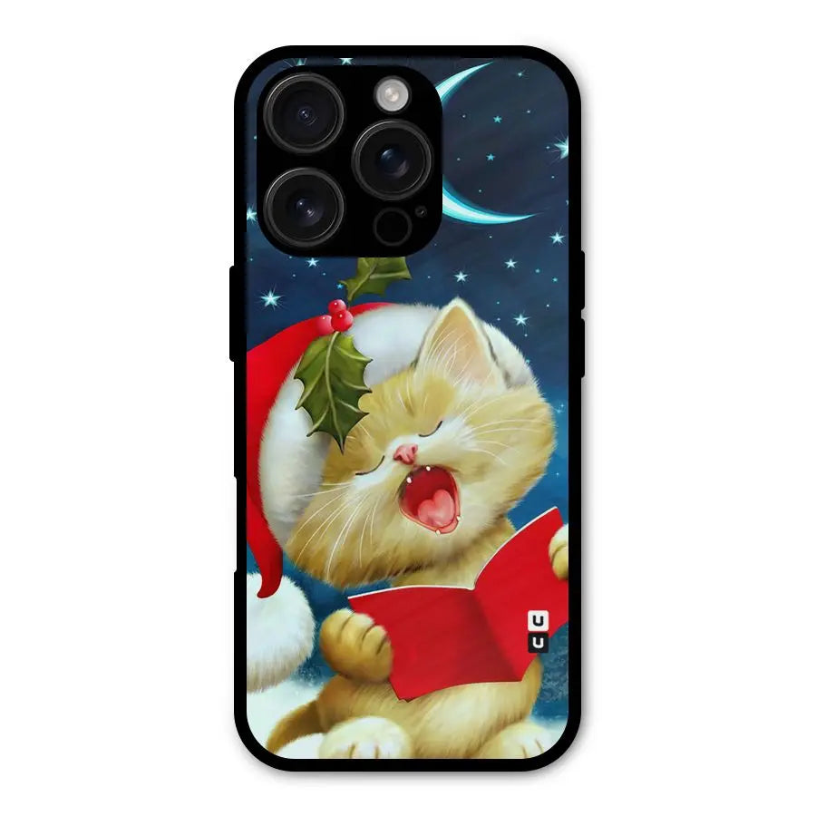 Christmas Cat Shockproof Hybrid Protection (Metal + TPU) Back Case Cover CoversCart