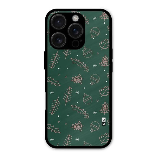 Christmas Season Leaves Shockproof Hybrid Protection (Metal + TPU) Back Case Cover CoversCart