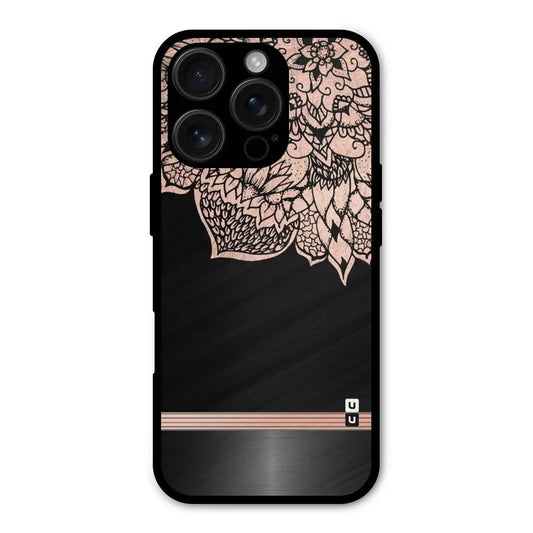 Classic Black Sleak Design Shockproof Hybrid Protection (Metal + TPU) Back Case Cover CoversCart