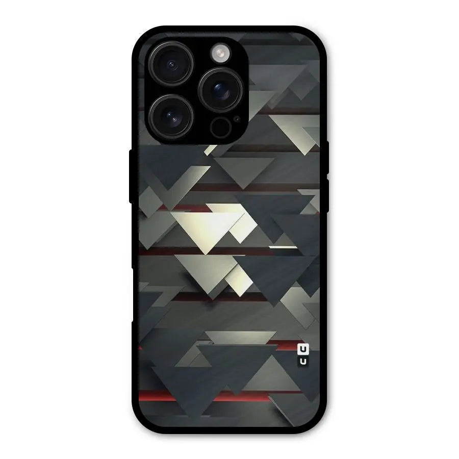 Classic Triangles Design Shockproof Hybrid Protection (Metal + TPU) Back Case Cover CoversCart