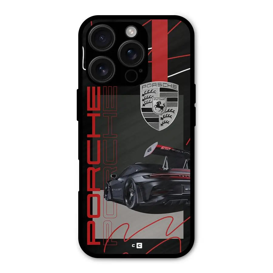 Classy Black Supercar Shockproof Hybrid Protection (Metal + TPU) Back Case Cover CoversCart