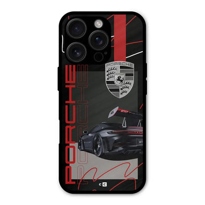 Classy Black Supercar Shockproof Hybrid Protection (Metal + TPU) Back Case Cover CoversCart
