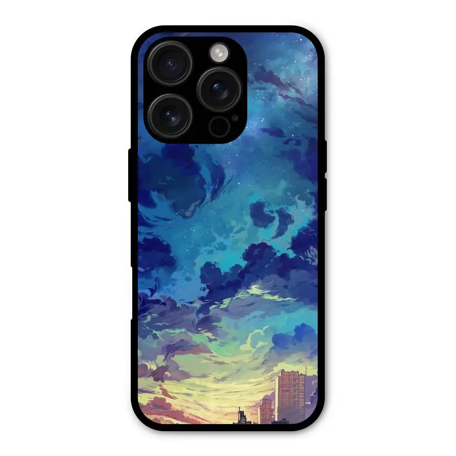 Cloud Art Shockproof Hybrid Protection (Metal + TPU) Back Case Cover ...