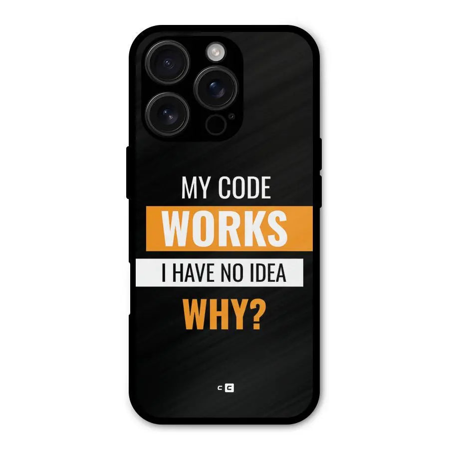 Coders Thought Shockproof Hybrid Protection (Metal + TPU) Back Case Cover CoversCart