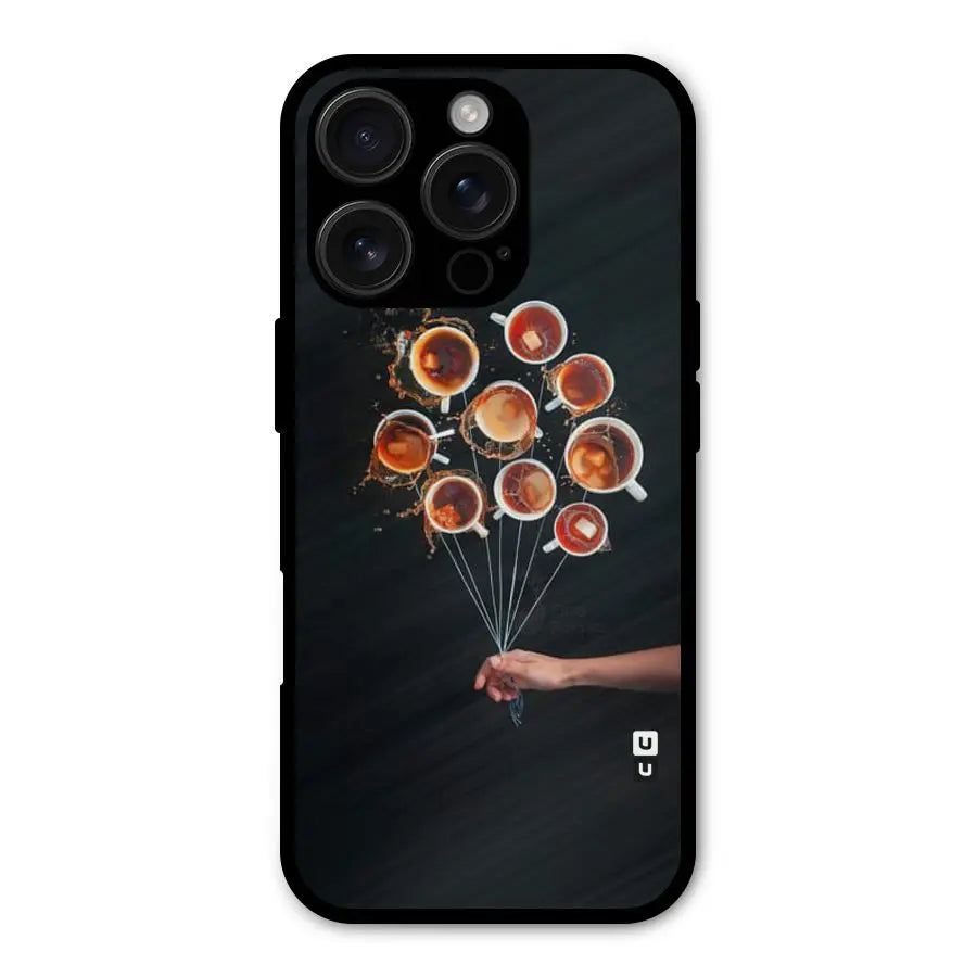 Coffee Balloon Shockproof Hybrid Protection (Metal + TPU) Back Case Cover CoversCart