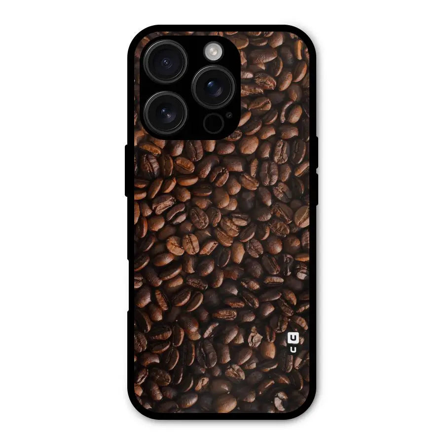 Coffee Beans Scattered Shockproof Hybrid Protection (Metal + TPU) Back Case Cover CoversCart