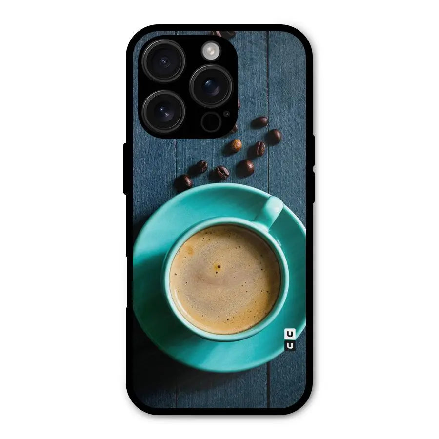 Coffee Beans and Cup Shockproof Hybrid Protection (Metal + TPU) Back Case Cover CoversCart