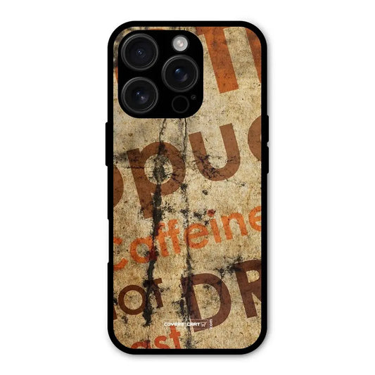 Coffee Caffeine Shockproof Hybrid Protection (Metal + TPU) Back Case Cover CoversCart