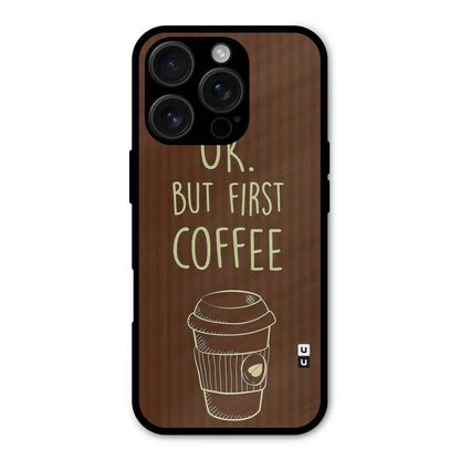 Coffee Stripes Shockproof Hybrid Protection (Metal + TPU) Back Case Cover CoversCart