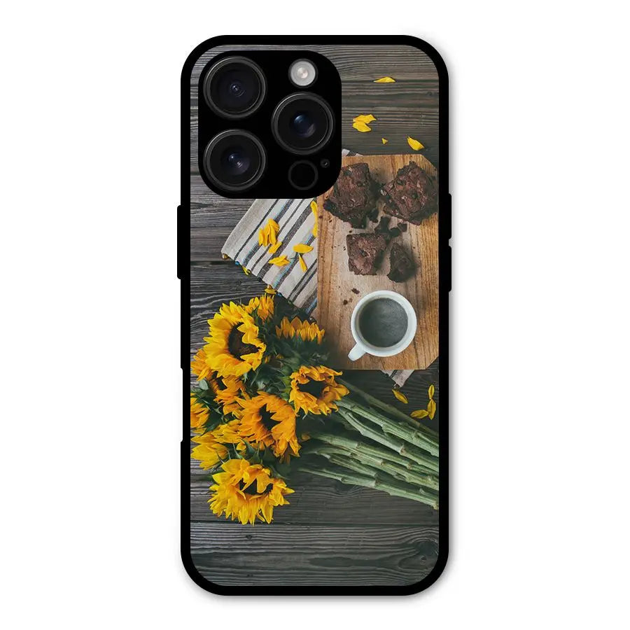 Coffee and Flowers Shockproof Hybrid Protection (Metal + TPU) Back Case Cover CoversCart
