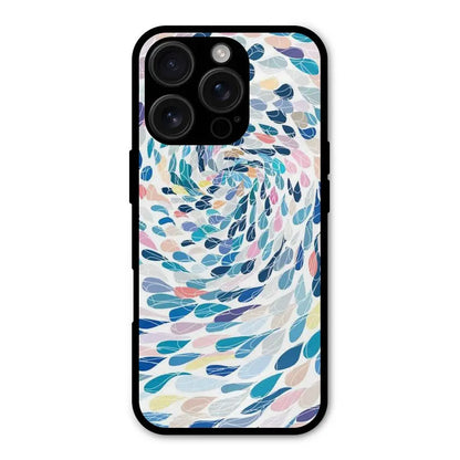 Color Droplets Swirls Shockproof Hybrid Protection (Metal + TPU) Back Case Cover CoversCart