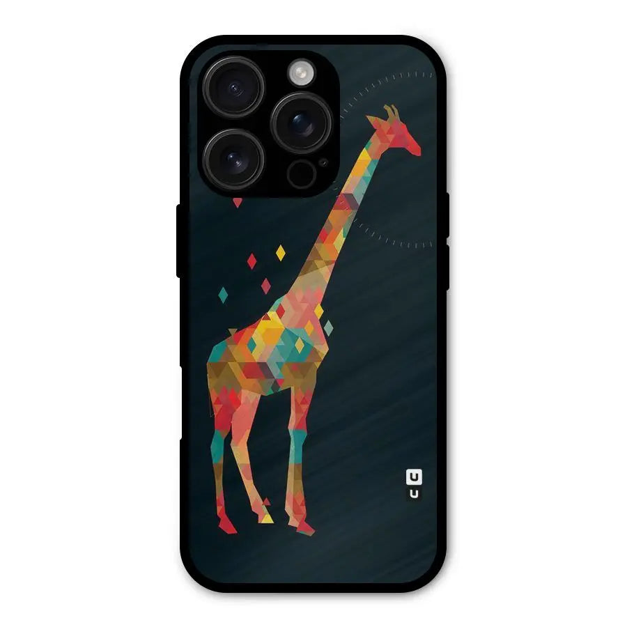 Colored Giraffe Shockproof Hybrid Protection (Metal + TPU) Back Case Cover CoversCart