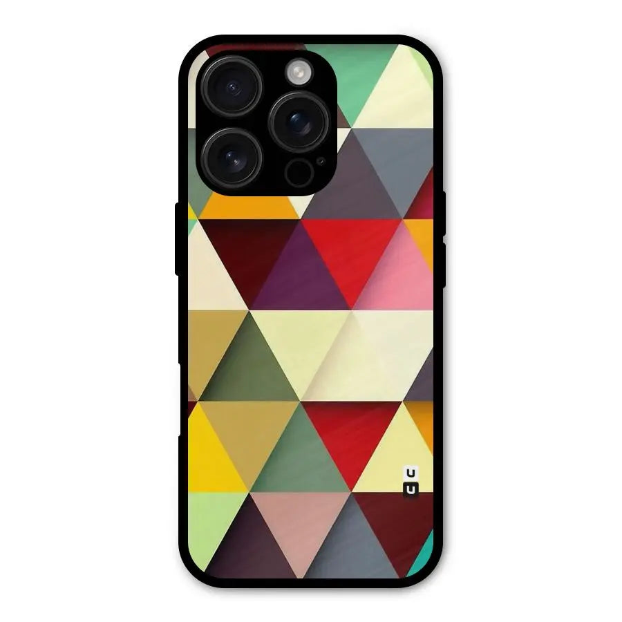 Colored Triangles Shockproof Hybrid Protection (Metal + TPU) Back Case Cover CoversCart