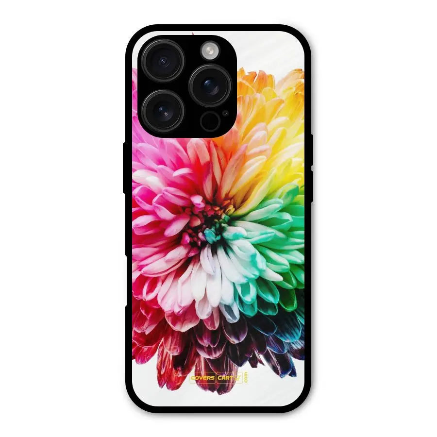 Colorful Flower Shockproof Hybrid Protection (Metal + TPU) Back Case Cover CoversCart