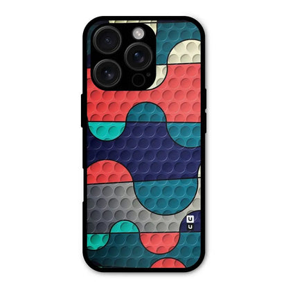 Colorful Puzzle Design Shockproof Hybrid Protection (Metal + TPU) Back Case Cover CoversCart