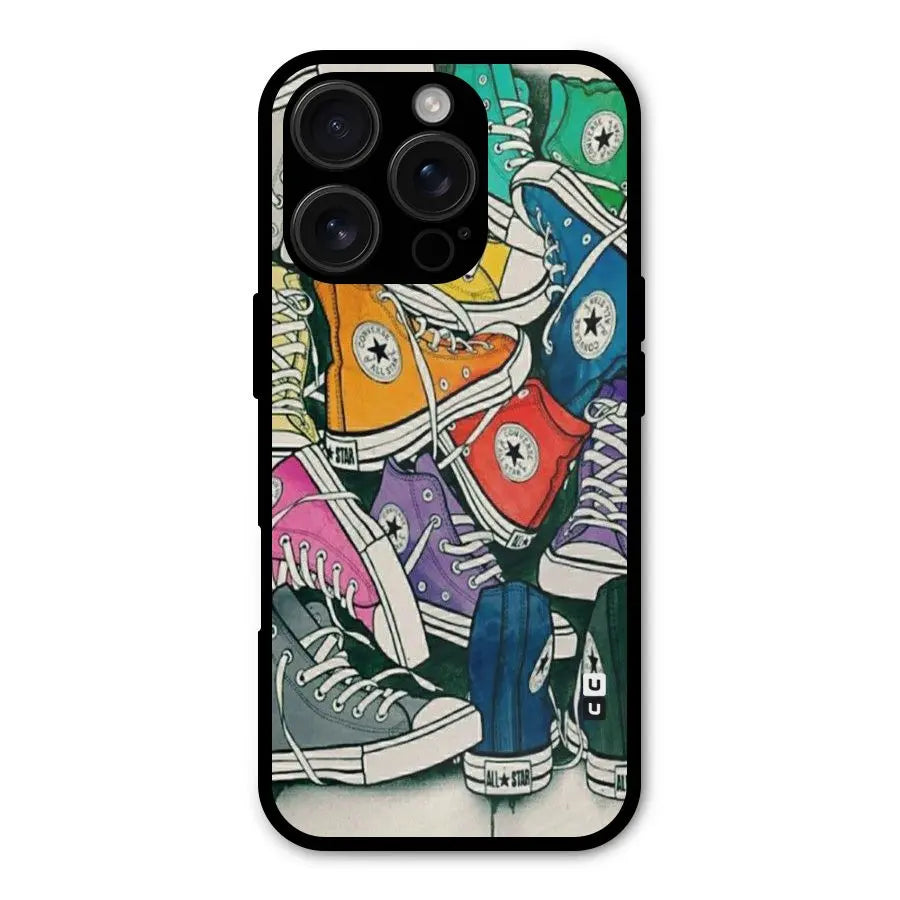 Colorful Shoes Shockproof Hybrid Protection (Metal + TPU) Back Case Cover CoversCart