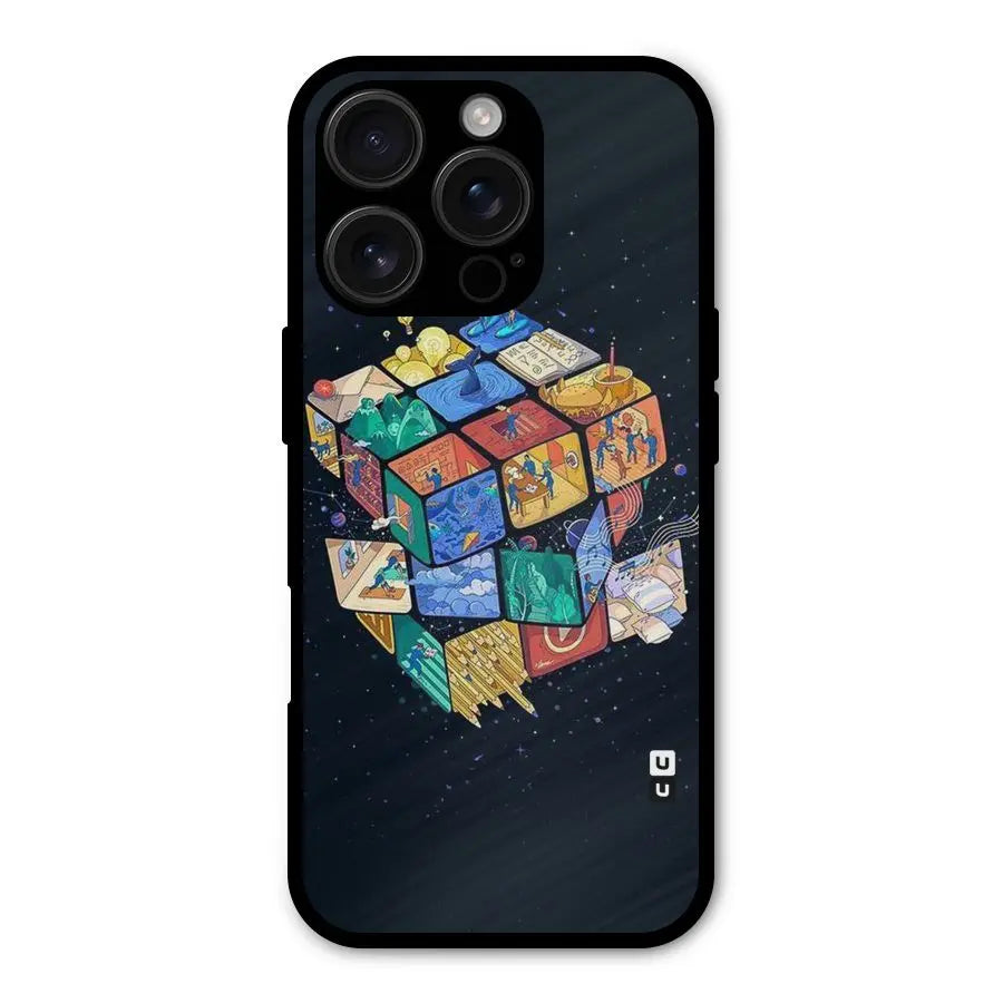 Coloured Rubic Shockproof Hybrid Protection (Metal + TPU) Back Case Cover CoversCart