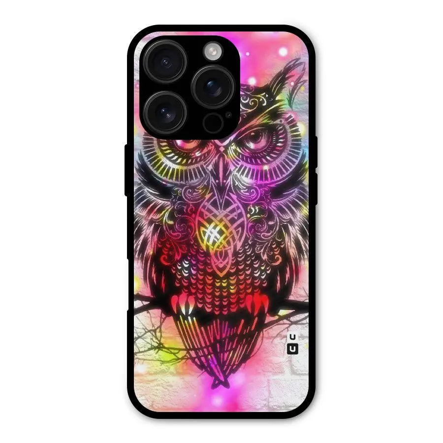 Colourful Owl Shockproof Hybrid Protection (Metal + TPU) Back Case Cover CoversCart