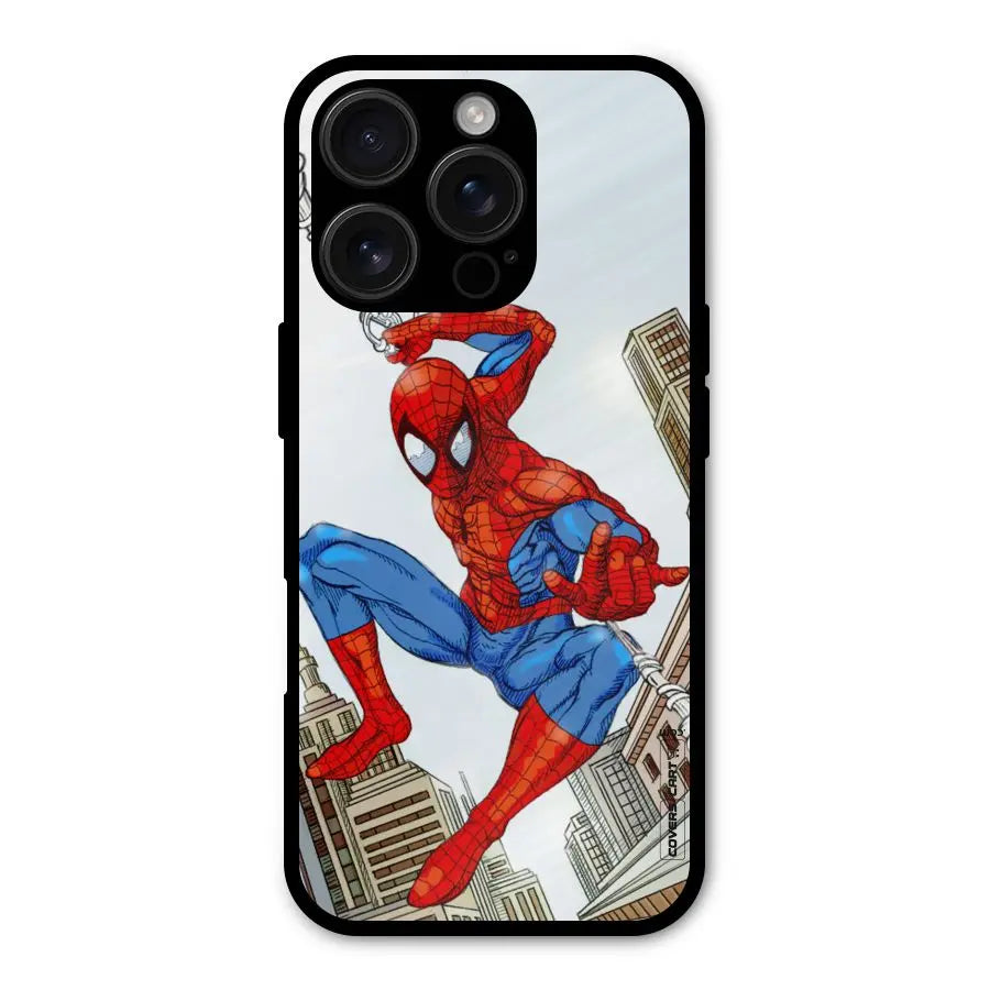 Comic Spider Man Shockproof Hybrid Protection (Metal + TPU) Back Case Cover CoversCart