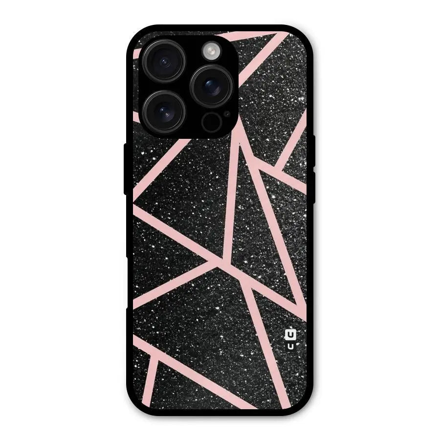 Concrete Black Pink Stripes Shockproof Hybrid Protection (Metal + TPU) Back Case Cover CoversCart