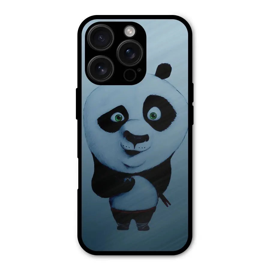 Confused Cute Panda Shockproof Hybrid Protection (Metal + TPU) Back Case Cover CoversCart