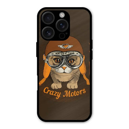 Crazy cat Shockproof Hybrid Protection (Metal + TPU) Back Case Cover CoversCart