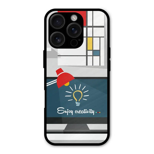 Creative Workspace Design Shockproof Hybrid Protection (Metal + TPU) Back Case Cover CoversCart