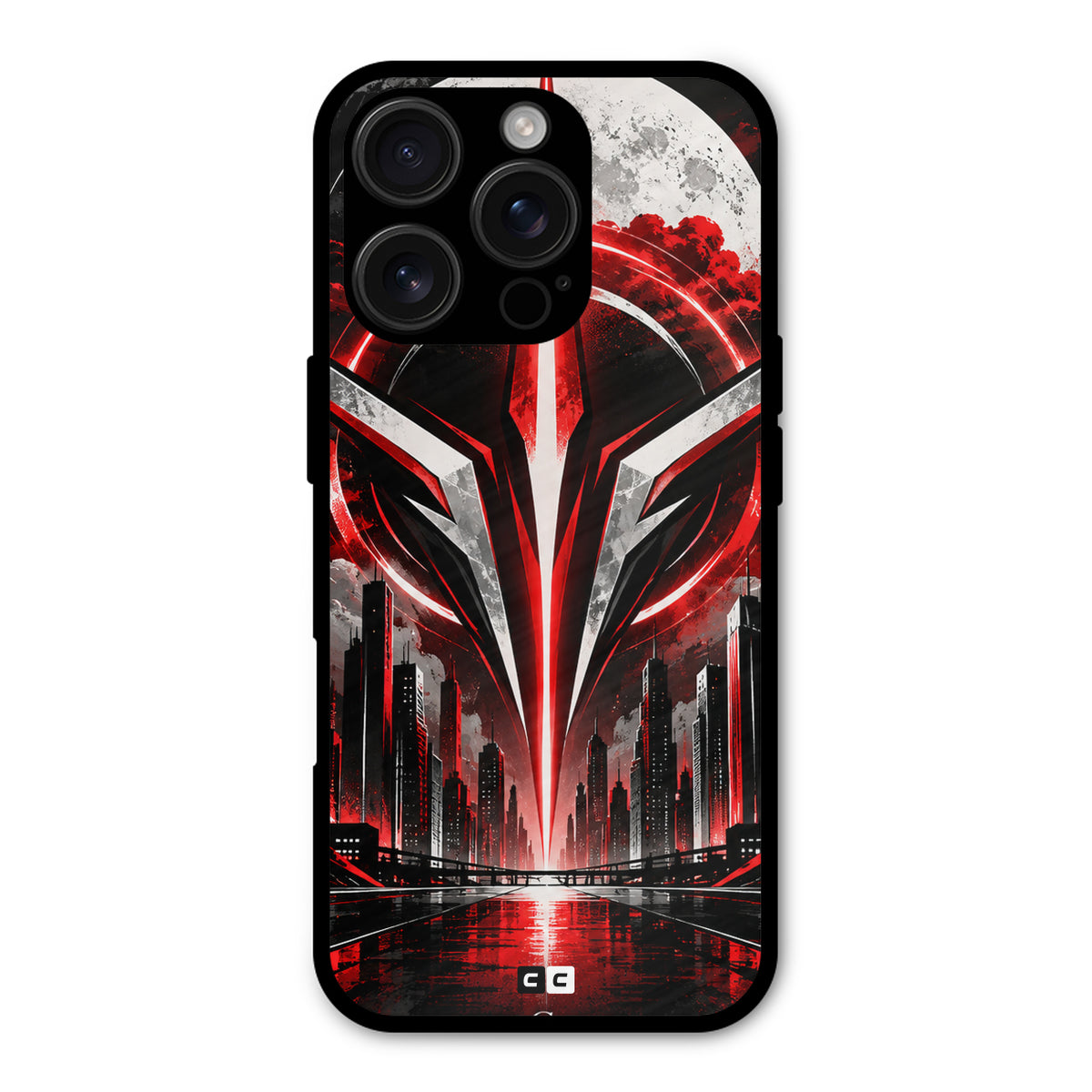 Crimson Sentinel Shockproof Hybrid Protection (Metal + TPU) Back Case Cover