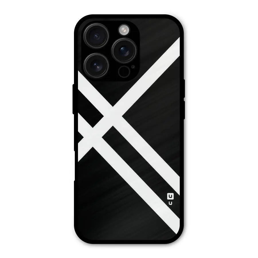 CrissCross Lines Shockproof Hybrid Protection (Metal + TPU) Back Case Cover CoversCart