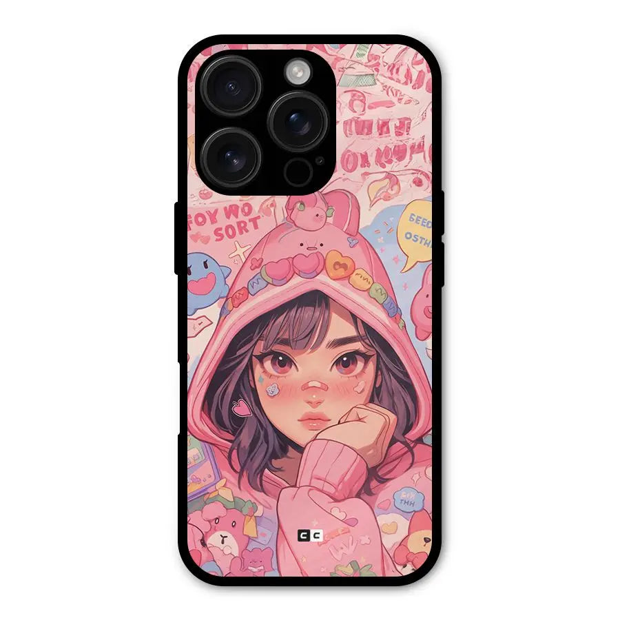 Cute Anime Girl Shockproof Hybrid Protection (Metal + TPU) Back Case Cover CoversCart