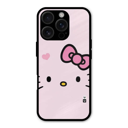 Cute Bow Face Shockproof Hybrid Protection (Metal + TPU) Back Case Cover CoversCart