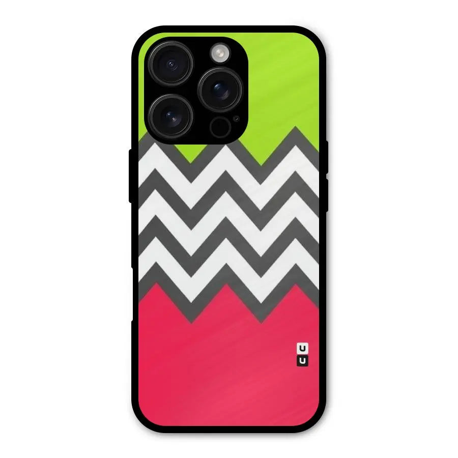 Cute Chevron Shockproof Hybrid Protection (Metal + TPU) Back Case Cover CoversCart