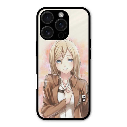 Cute Girl Art Shockproof Hybrid Protection (Metal + TPU) Back Case Cover CoversCart