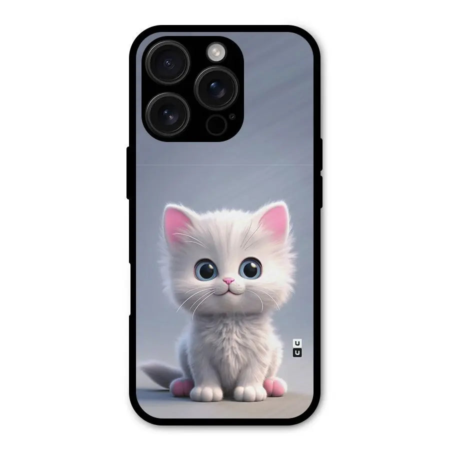 Cute Kitten Sitting Shockproof Hybrid Protection (Metal + TPU) Back Case Cover CoversCart