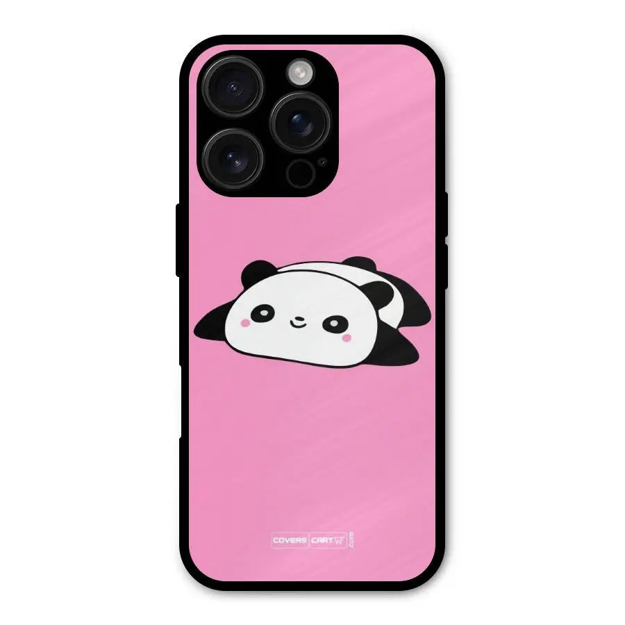 Cute Lazy Panda Shockproof Hybrid Protection (Metal + TPU) Back Case Cover CoversCart