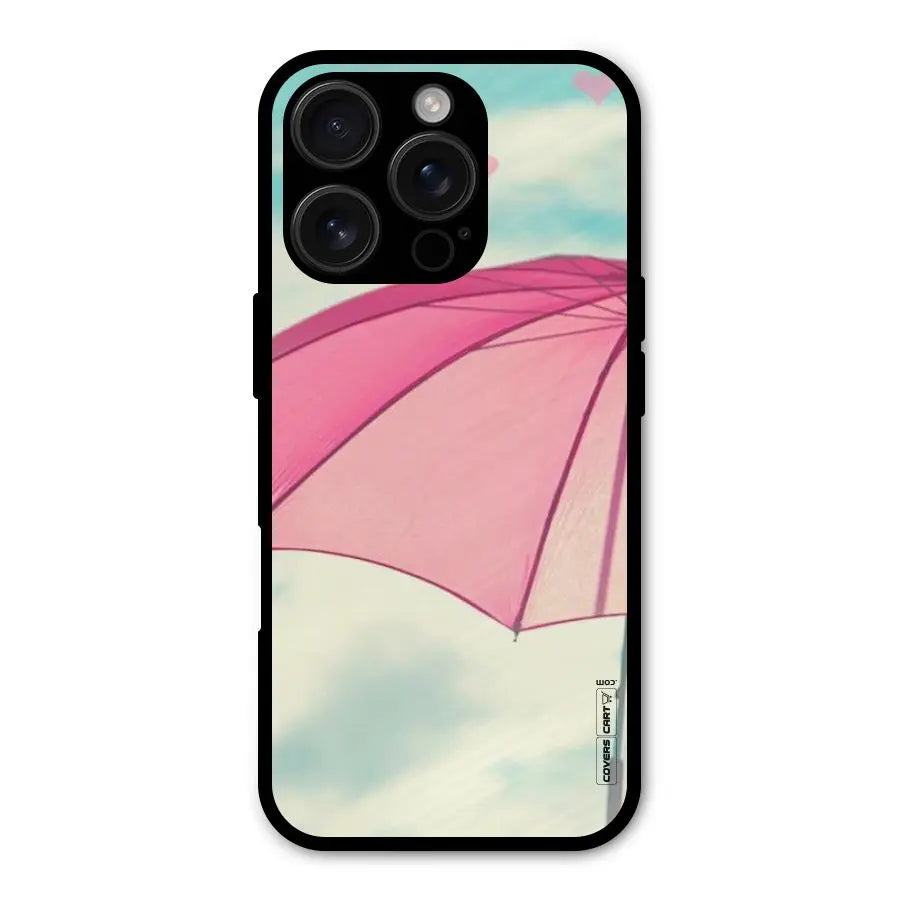 Cute Pink Umbrella Shockproof Hybrid Protection (Metal + TPU) Back Case Cover CoversCart