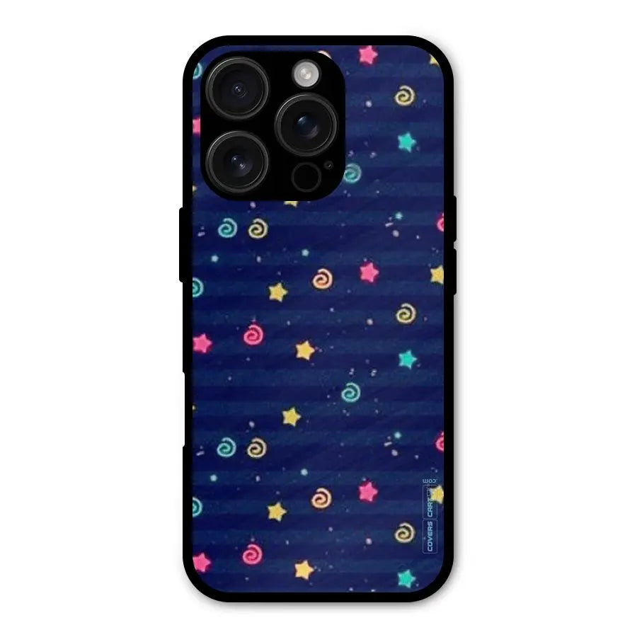 Cute Stars Design Shockproof Hybrid Protection (Metal + TPU) Back Case Cover CoversCart